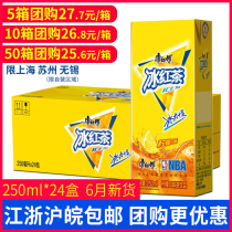Master Kang Iced black tea 250ml*24 boxes of lemon tea drinks FCL cartons Jiangsu Zhejiang Shanghai and Anhui