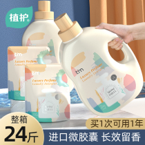 Plant perfume fragrance laundry detergent long-lasting home benefits supplementary bags whole box batch machine washing care