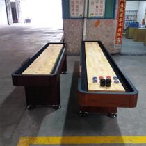 Luxury ice hockey table Bowling shuffleboard table Solid wood leisure table Table table sand pot ball for childrens high-end game
