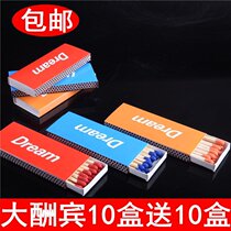 Portable special fire purple ordinary fire match lipstick disposable wedding banquet extended home long happy handle