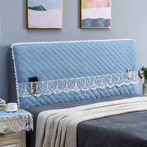 Bed head cover all-inclusive universal high-end atmospheric bed back bedside cover 2021 new simple and generous 1 meter 8