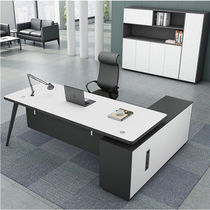 Desk boss table simple modern manager office desk and chair combination supervisor atmosphere office large shift table