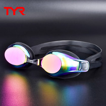 TYR myopia goggles long-acting anti-fog goggles HD waterproof coated swimming goggles for men and women professional swimming training swimming goggles