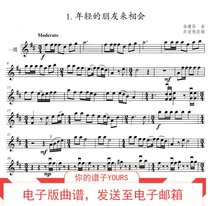Zhou Hongde string sketch set 7 volume 7 string quartet sixtet score