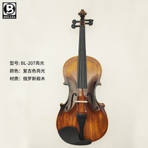 Burang violin beginner children adult female male professional hand-made solid wood grade test practice piano Western musical instruments