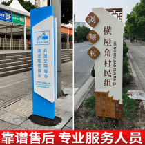 Outdoor large-scale guide board guide system Custom Scenic Spot vertical parking lot guide sign production