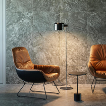 Medieval 1960s Italian ins style black minimalist designer sofa living room hotel Nordic creative floor lamp