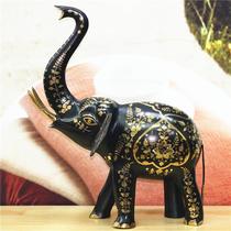 2021 Pakistan handicrafts bronze bronze sculpture 7 animals 24 inches lucky elephant Opening housewarming gift bt4
