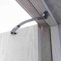 Door opening door overlaying door flat door external wind limit pull window bar outside the opening folding cabinet crash prevention boost