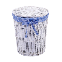 Rattan woven dirty clothes basket dirty clothes basket storage basket for clothes with lid household woven dirty clothes basket clothes