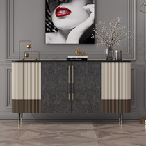 Light and luxurious closing cabinet modern minimalist door hall Cabinet Mood minimalist rock plate Dining Side Cabinet Living-room Containing Lockers