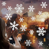 Christmas decoration snowflake electrostatic stickers scene layout glass door window stickers New year decorations Christmas stickers