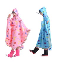 Cloak poncho student children raincoat female big child small electric battery car raincoat women bicycle poncho single