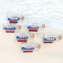 Creative literature and art sailing drifting bottle small mini glass bottle small wishing bottle message bottle ocean decoration
