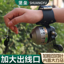 Pisces Fortress Grey Fox Fish Wheel Imported Metal Shooting Wheel Shooting Wheel Fishing Wheel Line Wheel Slingshot Fishing Set Fish Dart Wheel