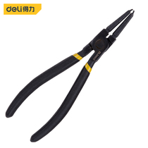 Powerful tool 7 inch German retaining ring retainer pliers straightened inside and outside multi-purpose retainer pliers DL20021 2 3 4