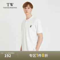 TeenieWeenie bear mens fashion lapel polo shirt 2021 summer new mens T-shirt short-sleeved tide