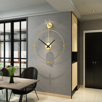 Spanish minimalist wall clock living room household fashion Nordic light luxury net red watch modern simple personality wall watch