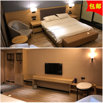 Hotel apartment bed and breakfast into a full set of furniture room wardrobe double soft bag combination high and low table double bed