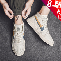 Mens shoes 6cm inner heightening sports casual little white tide shoes men midway help Martin boots 8cm 100 hitch high help plate shoes