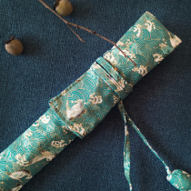 Xiaoxiu Xuan Ancient style flute set Cotton bronzing flute bag Double hole Xiao Nan Xiao set Shakuhachi set portable instrument bag