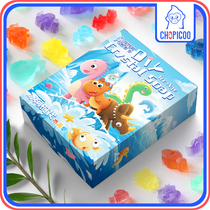 Dinosaur crystal soap toy children diy handmade soap soap making material kit Water elf for boys and girls
