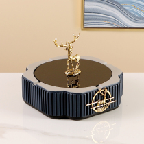 Light luxury personality trend ashtray covered with anti-fly ash home office coffee table decorations ornaments cigar ashtrays