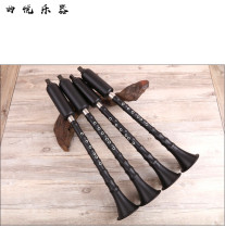 Vertical Bawu dual-purpose ebony mahogany musical instrument playing beginner FG key labor-saving intonation durable and not easy to crack