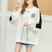 Pregnant Woman Spring Dress Blouse 2022 New Out Fashion Net Red Pure Cotton T-Shirt Loose Casual Long Sleeve Spring Autumn