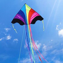 Rainbow Traditional Prairie Personality Creativity 2022 New High Quality Kite Large Long Tail Girls Cute