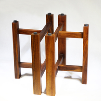 Okamba flower solid wood board table feet table legs triangle bracket leg tripod stand tea table wooden log household