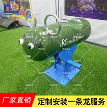 Factory direct childrens playground amusement equipment wooden cartoon animal rocking horse solid wood rocking music customization