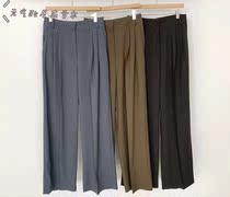 Vitality Ernie Seoul live 2021 South Koreas new vertical thin wide leg suit pants