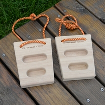  Imported NEC British symmetrical fingerboard Wooden finger training board Rock climbing training fingerboard portable