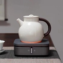 Steamed tea cooker Chinese tea cooker automatic ceramic household teapot white chubby pot cat eye electric pottery glass pot