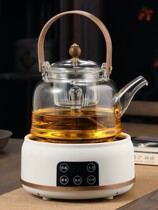 Clifter steaming teapot high temperature full glass tea cooker steam teapot automatic electric pottery stove tea stove household
