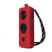 Suitable for Insta360onex2 silicone sleeve onex2 panoramic camera lens cover protective cover anti-scratch protection accessories