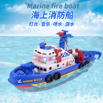 Childrens boat watership Boy non-remote control electric submarine Speedboat boat Sailing toy boat Bath Waterproof