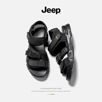 jeep jeep summer sandals mens tide 2021 new soft bottom sports non-slip casual wear mens sandals