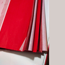 Spot single-sided thin red paper happy characters with red paper wedding cover manhole cover with big red paper