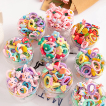 Children's towel ring rubber band baby girl tie hair ring baby head rope hair rope small size does not hurt hair elasticity is good