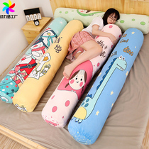 Dough cute cylindrical pillow bed sleeping pillow big pillow removable and washable bedside pillow cushion leg female