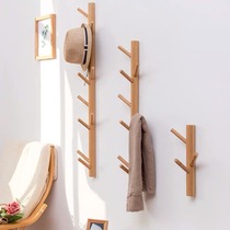 Nordic coat rack bedroom hanger creative porch Wall Wall storage rack clothes rack household hanger