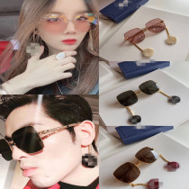 G family sunglasses Ni Ni Xiao Jingteng star with the same pendant sunglasses GG0724 can be equipped with myopia little red book grass