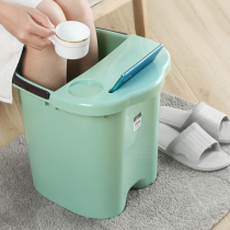 Winter foot bath bucket heightened thickened knee foot bath bucket foot wash basin adult household winter foot bath basin portable