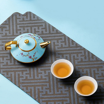 Porcelain beauty Chinese style inlaid crystal bone China Gongfu tea set Light luxury gift afternoon tea set