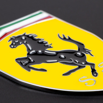 Ferrari side logo Lamborghini Porsche metal car logo car sticker car personality modification label random sticker