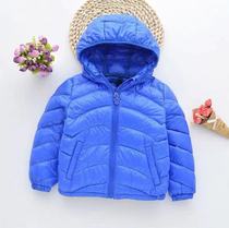 (naughty 99) children light and thin down clothes small and medium boy girl girl white duck suede down liner jacket autumn and winter