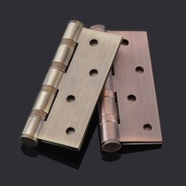Premium thickened d Stainless Steel Wood Door Hinge 5 Inch Room Door Indoor Bedroom Door Open Leaf Accessories