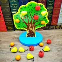 Baby Magnetic Apple Tree Picking Fruit Happy Orchard Children Wooden Emulation Over Home Early Education Puzzle Toys